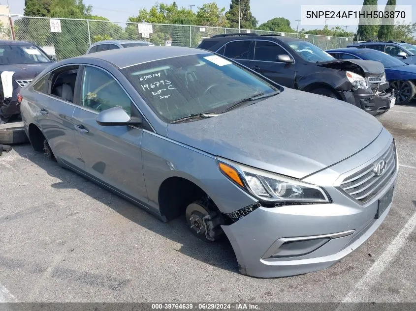 5NPE24AF1HH503870 2017 Hyundai Sonata Se