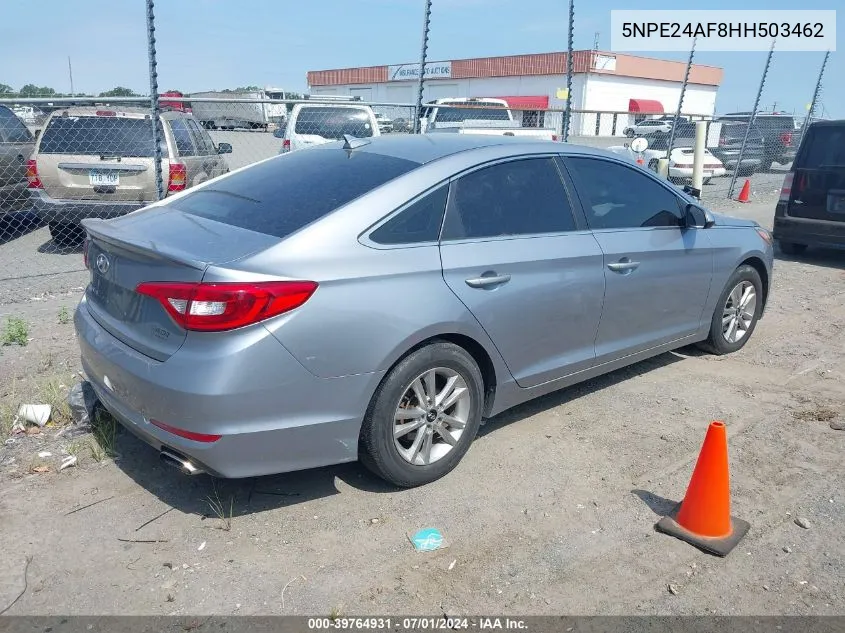 5NPE24AF8HH503462 2017 Hyundai Sonata