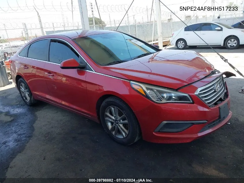 5NPE24AF8HH517233 2017 Hyundai Sonata