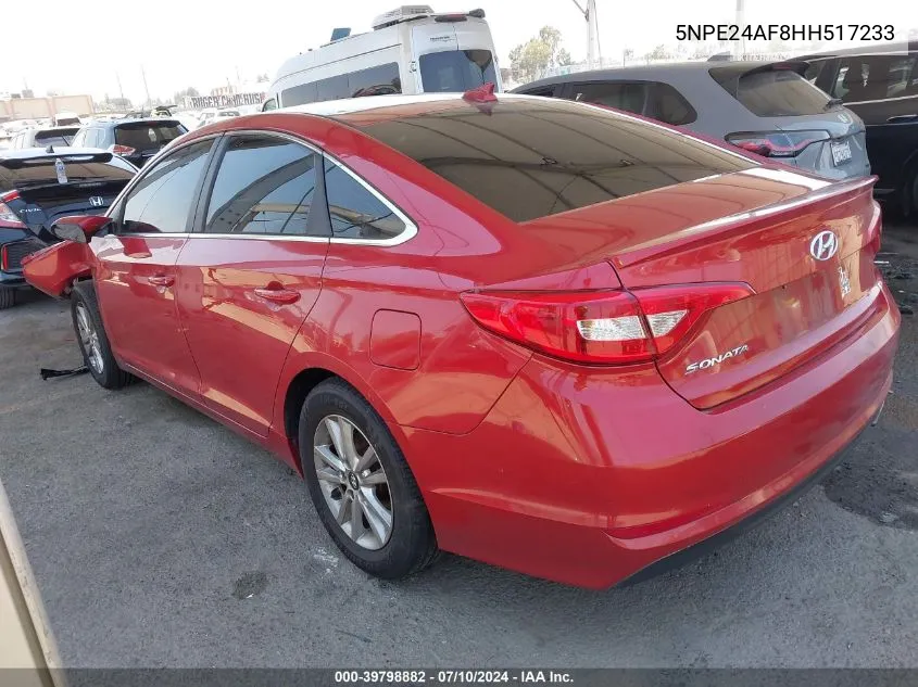 5NPE24AF8HH517233 2017 Hyundai Sonata