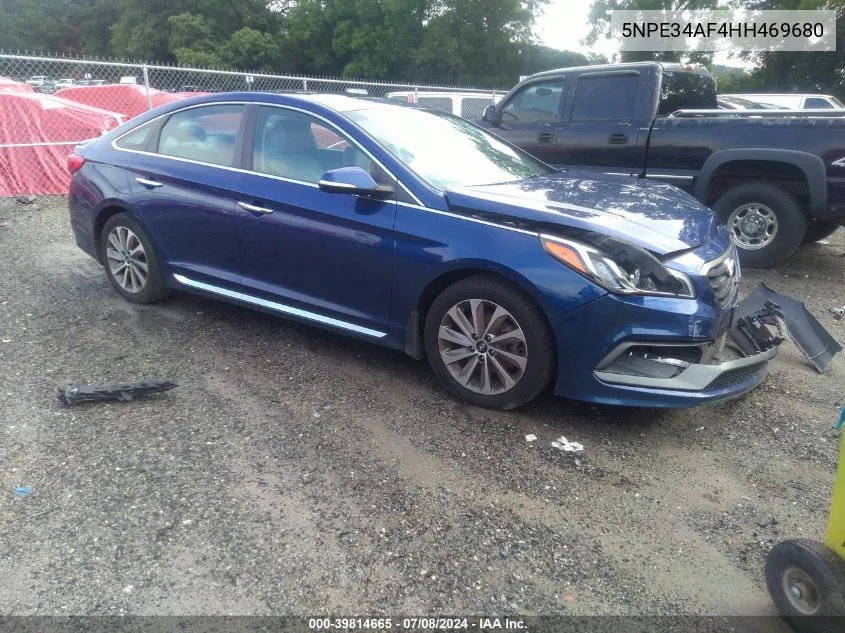 2017 Hyundai Sonata Sport VIN: 5NPE34AF4HH469680 Lot: 39814665