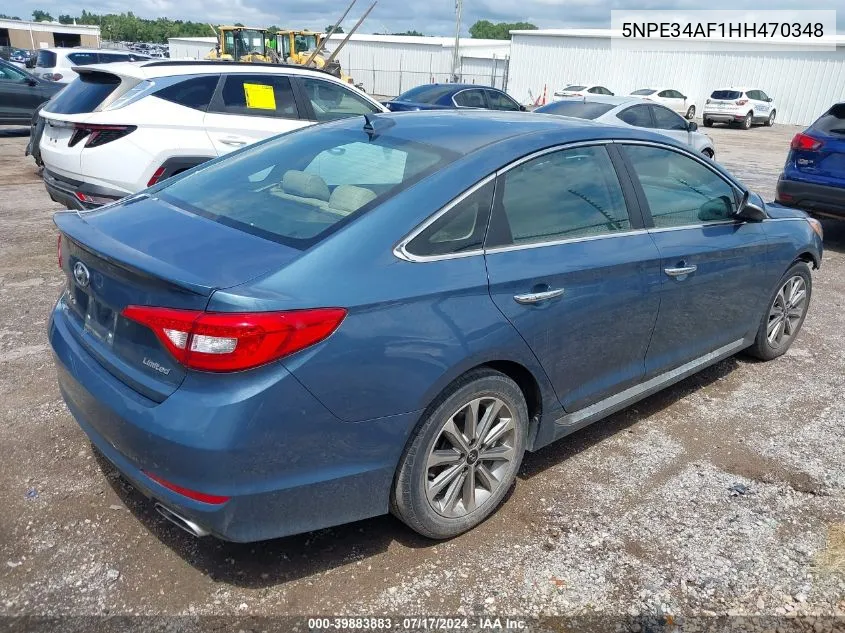 5NPE34AF1HH470348 2017 Hyundai Sonata Limited