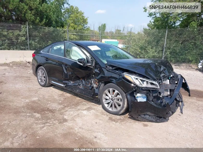 5NPE34AF0HH466839 2017 Hyundai Sonata Sport