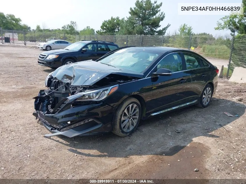 5NPE34AF0HH466839 2017 Hyundai Sonata Sport