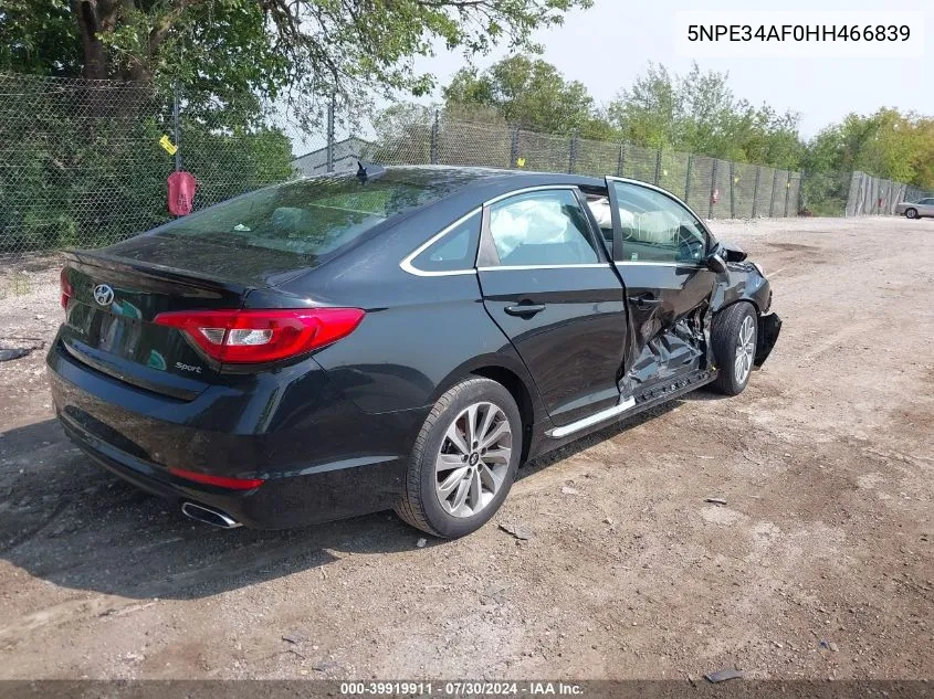 5NPE34AF0HH466839 2017 Hyundai Sonata Sport