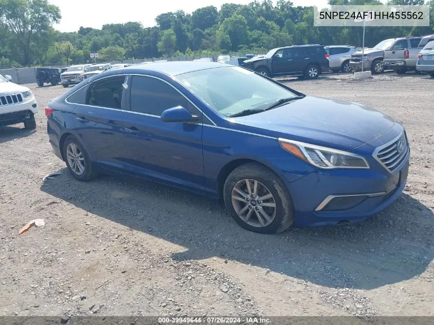 5NPE24AF1HH455562 2017 Hyundai Sonata