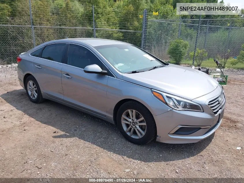 5NPE24AF0HH489007 2017 Hyundai Sonata