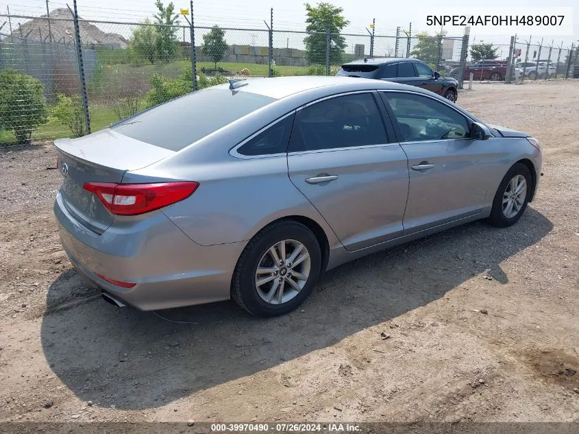 5NPE24AF0HH489007 2017 Hyundai Sonata