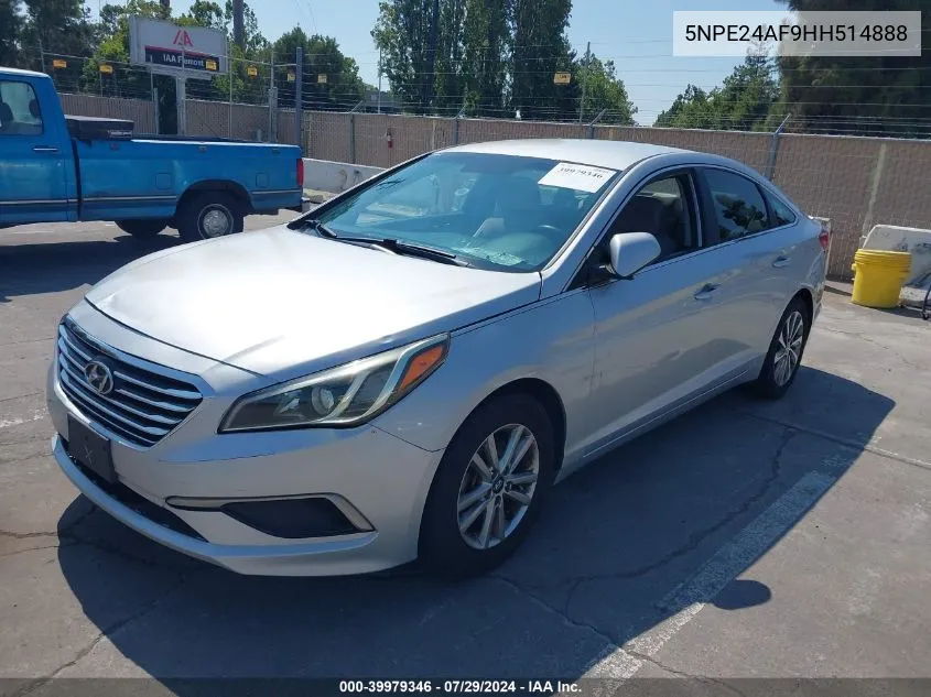 5NPE24AF9HH514888 2017 Hyundai Sonata