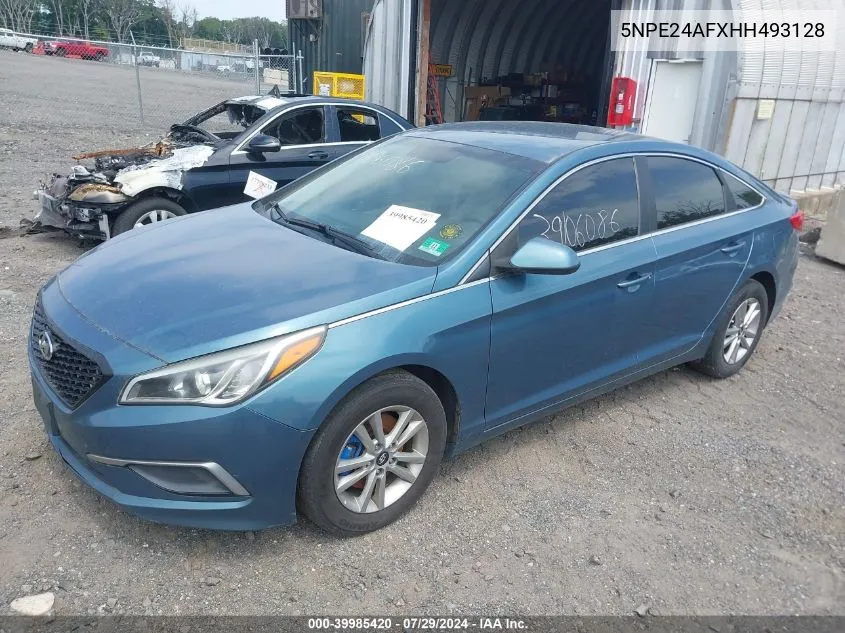 2017 Hyundai Sonata VIN: 5NPE24AFXHH493128 Lot: 39985420