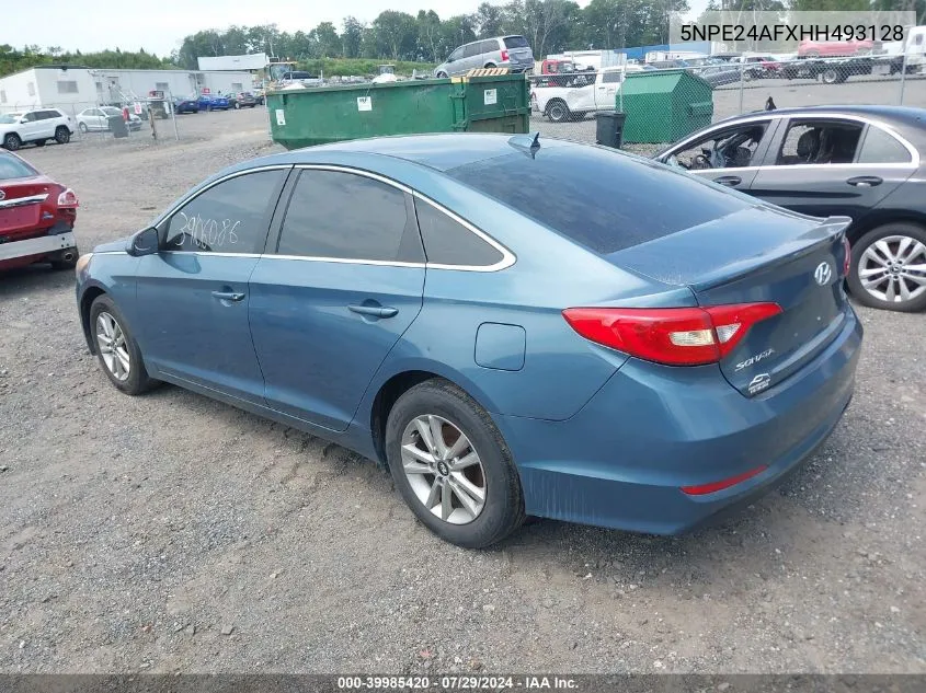 5NPE24AFXHH493128 2017 Hyundai Sonata