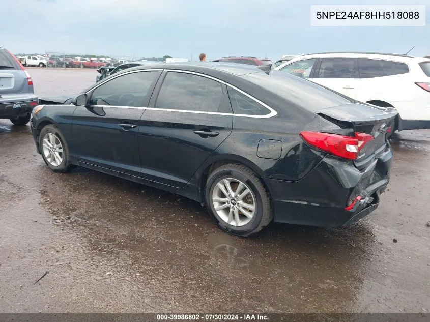 5NPE24AF8HH518088 2017 Hyundai Sonata Se