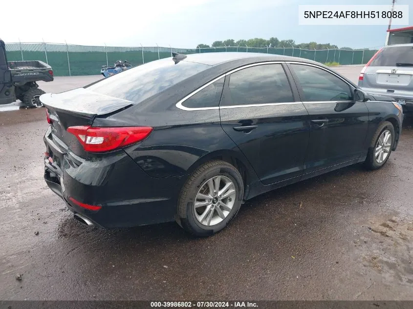 5NPE24AF8HH518088 2017 Hyundai Sonata Se