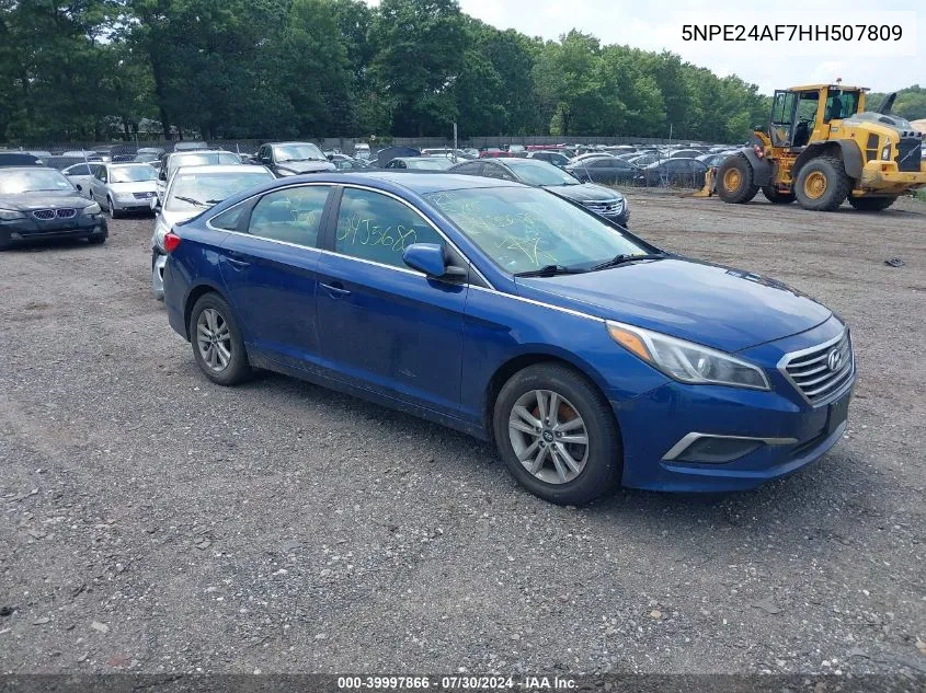 5NPE24AF7HH507809 2017 Hyundai Sonata