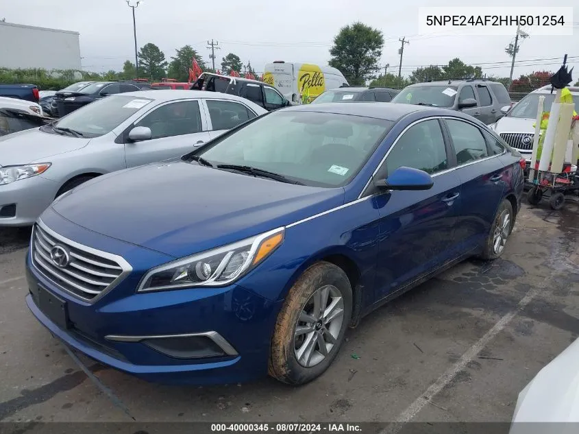 5NPE24AF2HH501254 2017 Hyundai Sonata Se