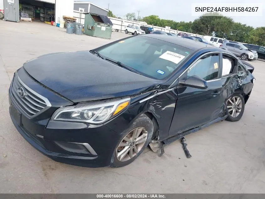 5NPE24AF8HH584267 2017 Hyundai Sonata Se