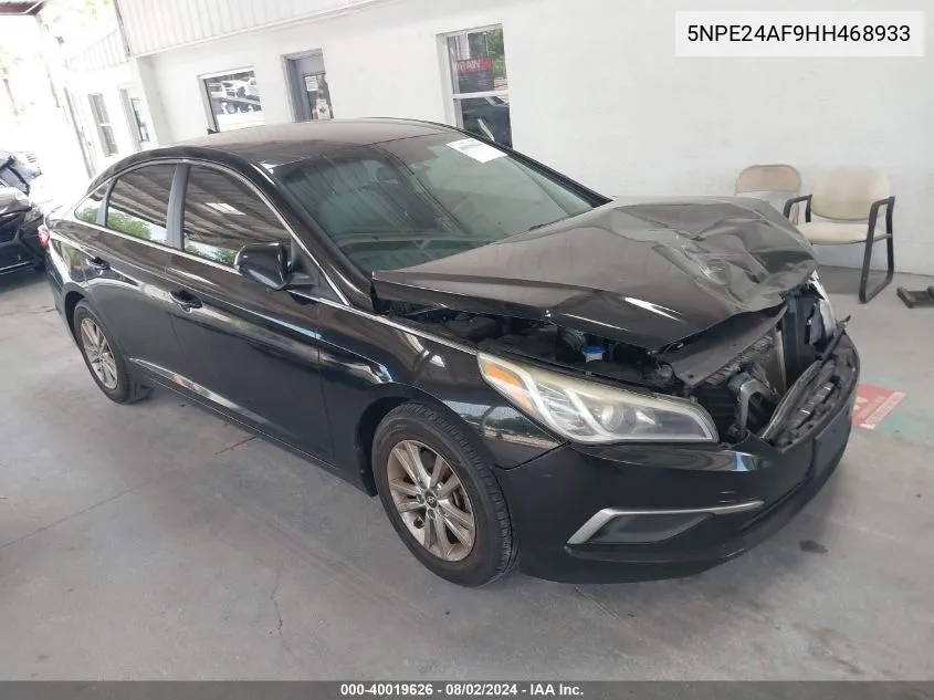 2017 Hyundai Sonata VIN: 5NPE24AF9HH468933 Lot: 40019626