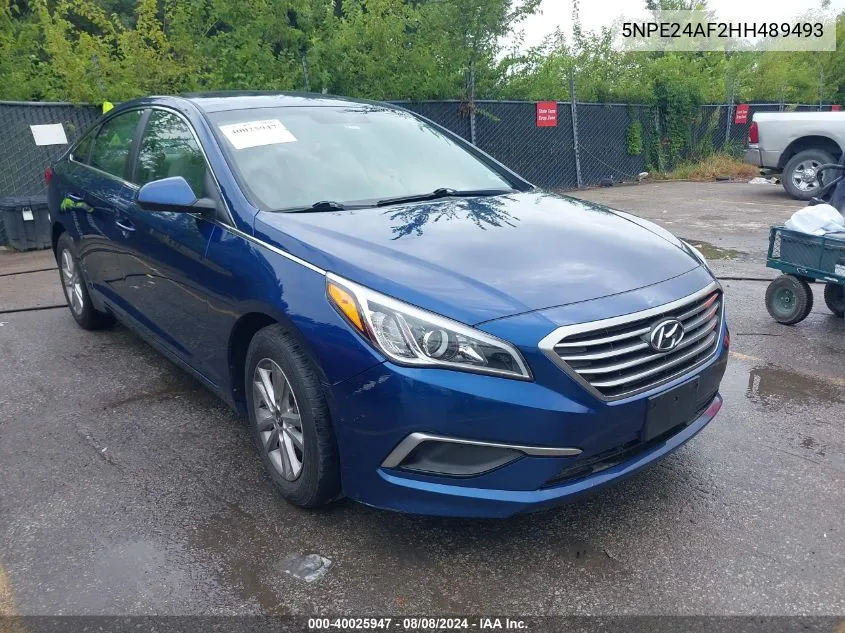 2017 Hyundai Sonata VIN: 5NPE24AF2HH489493 Lot: 40025947