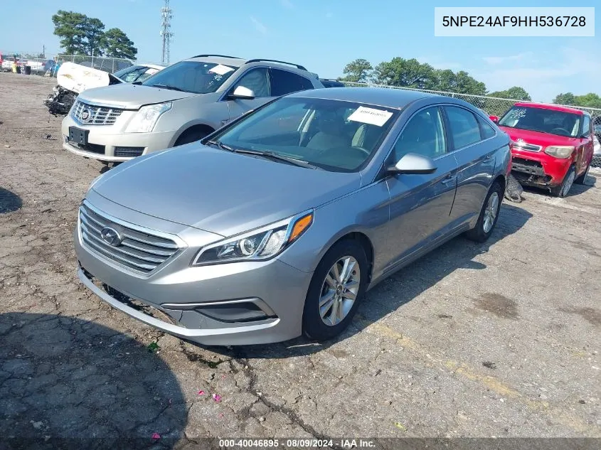 5NPE24AF9HH536728 2017 Hyundai Sonata Se