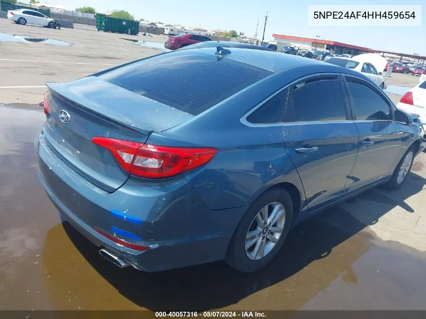 5NPE24AF4HH459654 2017 Hyundai Sonata