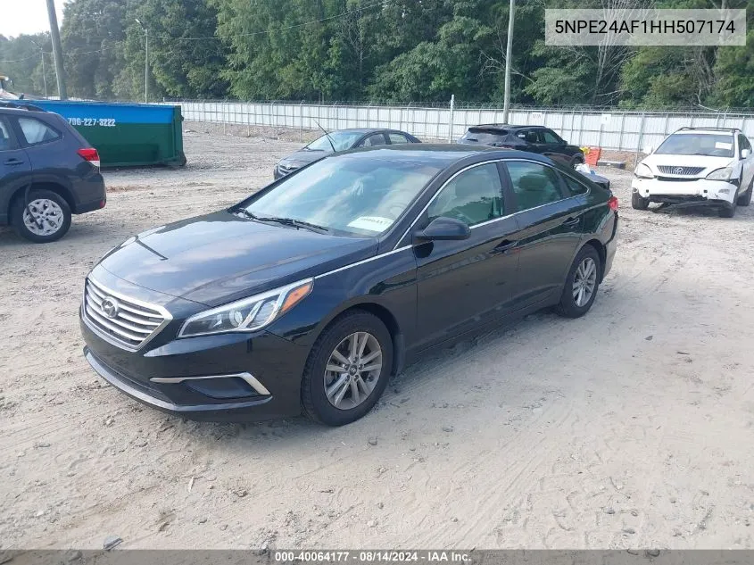 2017 Hyundai Sonata Se VIN: 5NPE24AF1HH507174 Lot: 40064177