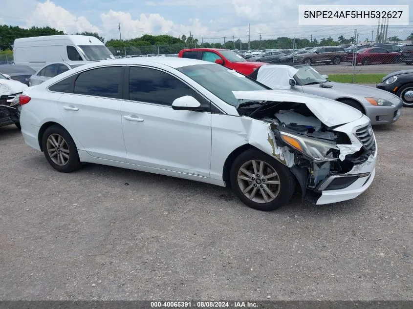 2017 Hyundai Sonata Se VIN: 5NPE24AF5HH532627 Lot: 40065391