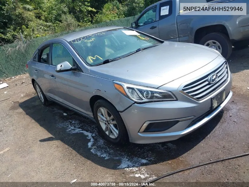 5NPE24AF6HH529946 2017 Hyundai Sonata