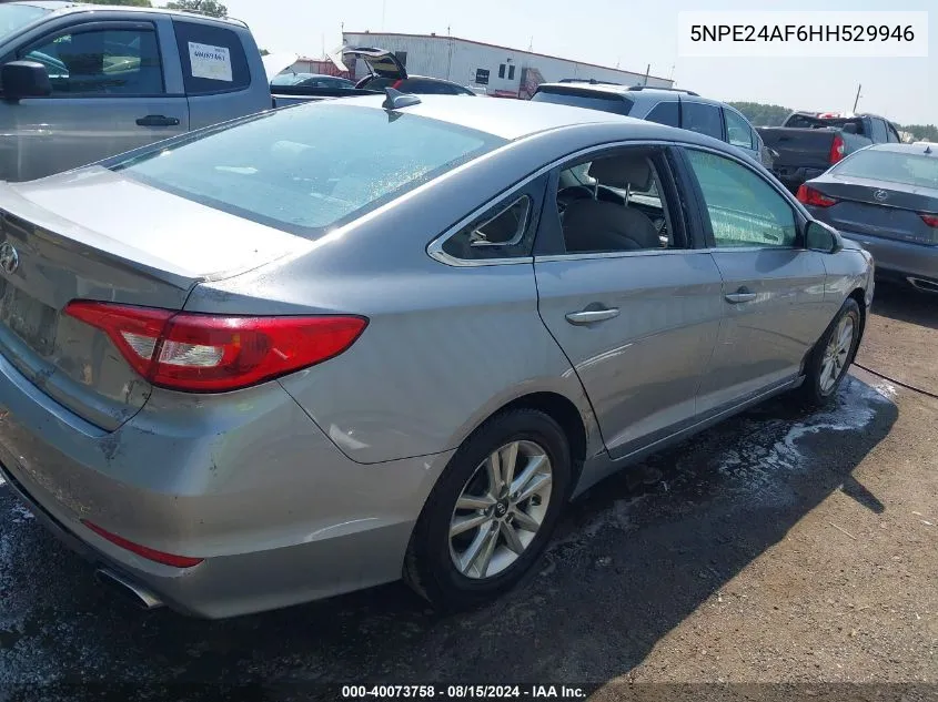 5NPE24AF6HH529946 2017 Hyundai Sonata