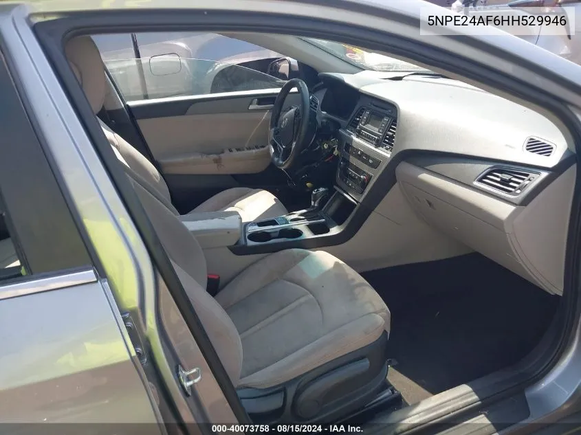 5NPE24AF6HH529946 2017 Hyundai Sonata