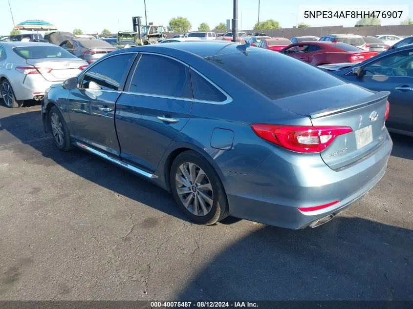 5NPE34AF8HH476907 2017 Hyundai Sonata Sport