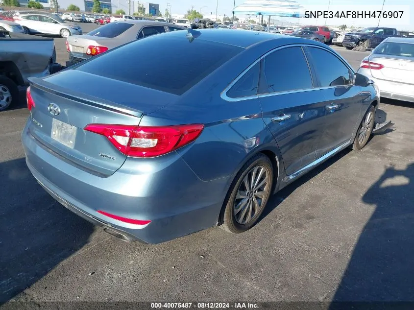 5NPE34AF8HH476907 2017 Hyundai Sonata Sport