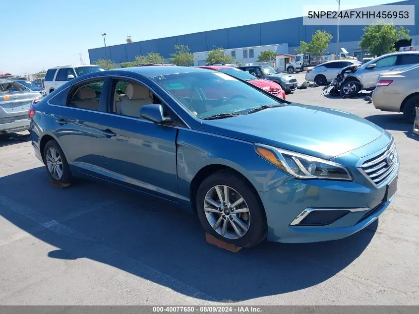 5NPE24AFXHH456953 2017 Hyundai Sonata Se