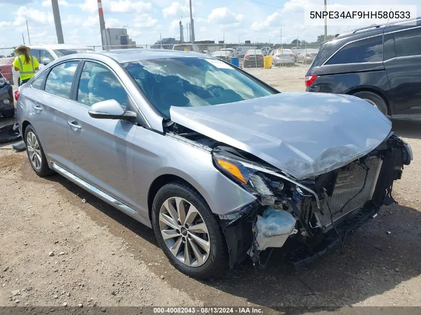 5NPE34AF9HH580533 2017 Hyundai Sonata Sport