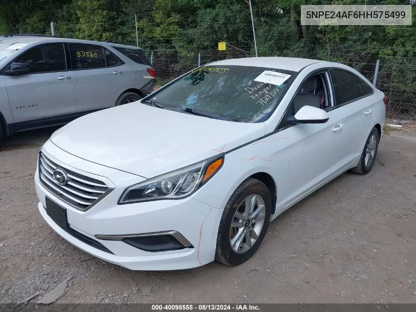 5NPE24AF6HH575499 2017 Hyundai Sonata