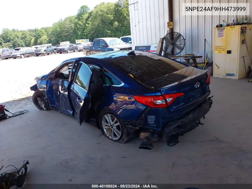 5NPE24AF9HH473999 2017 Hyundai Sonata Se