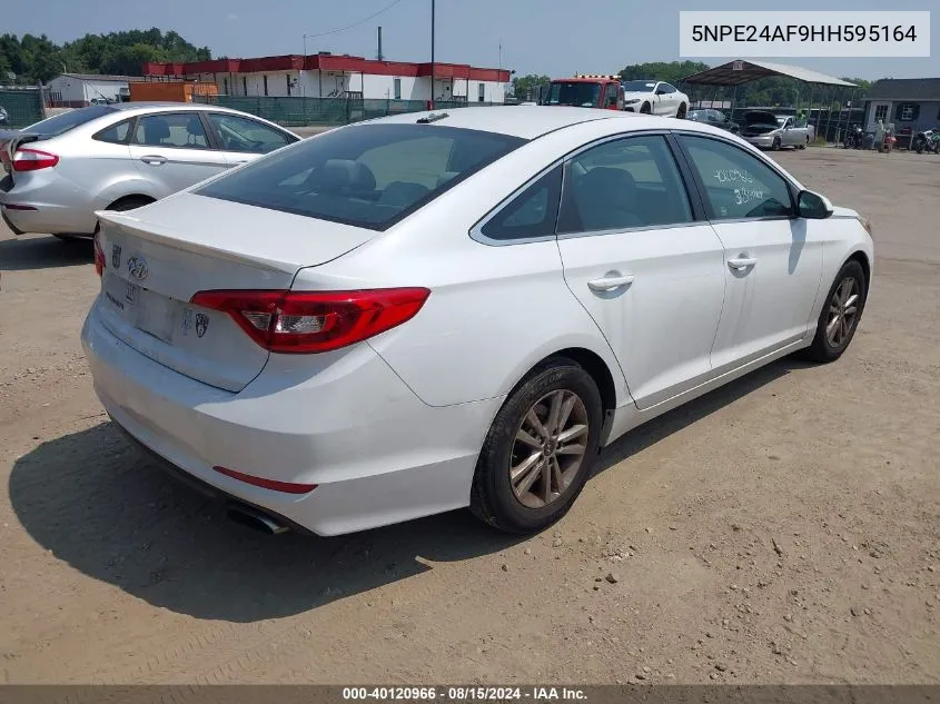 2017 Hyundai Sonata VIN: 5NPE24AF9HH595164 Lot: 40120966