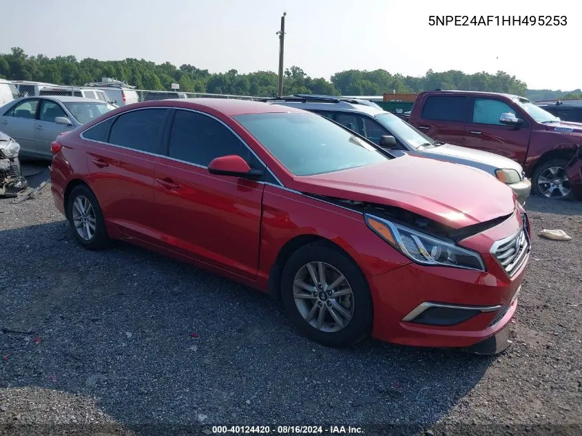 2017 Hyundai Sonata Se VIN: 5NPE24AF1HH495253 Lot: 40124420