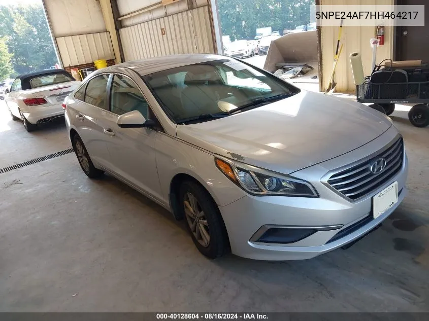 2017 Hyundai Sonata Se VIN: 5NPE24AF7HH464217 Lot: 40128604