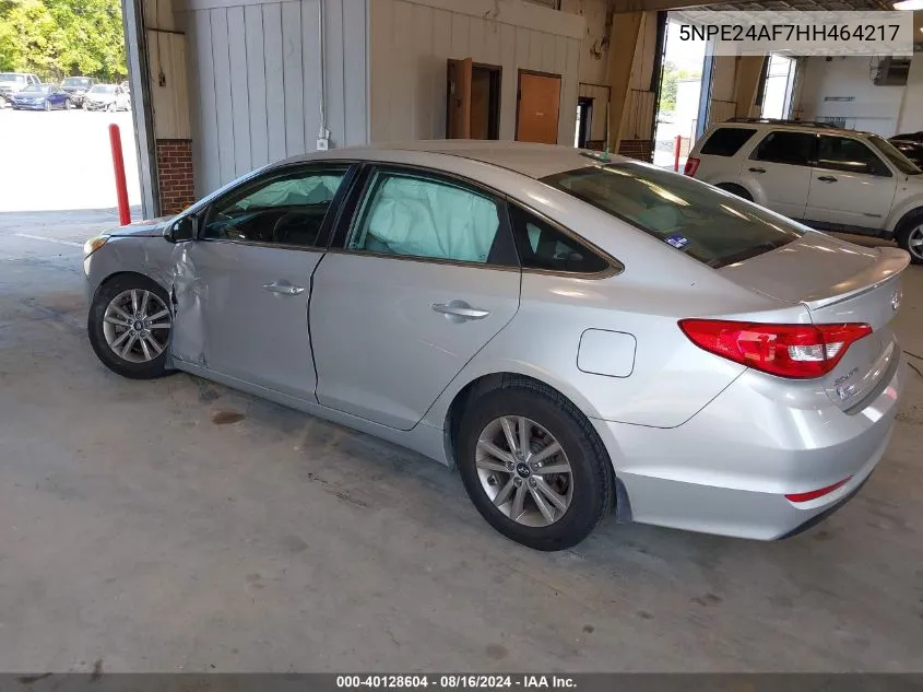 5NPE24AF7HH464217 2017 Hyundai Sonata Se