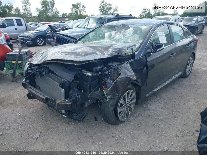 5NPE34AF2HH542156 2017 Hyundai Sonata Sport/Limited