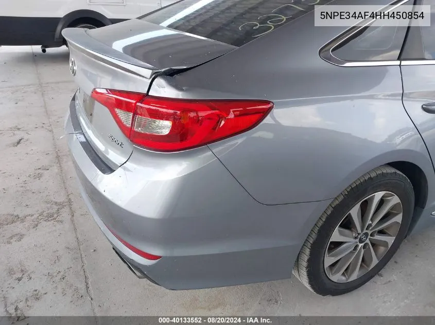 5NPE34AF4HH450854 2017 Hyundai Sonata Sport/Limited