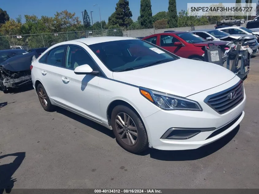 5NPE24AF3HH566727 2017 Hyundai Sonata Se