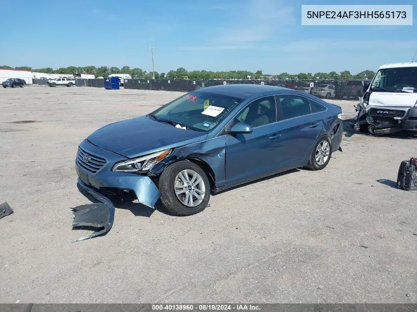 5NPE24AF3HH565173 2017 Hyundai Sonata Se