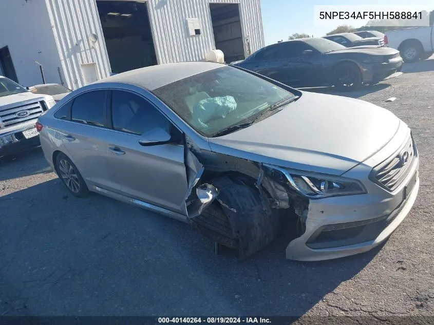 5NPE34AF5HH588841 2017 Hyundai Sonata Sport