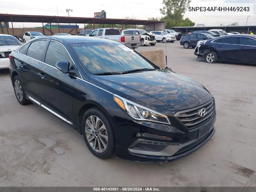 5NPE34AF4HH469243 2017 Hyundai Sonata Sport