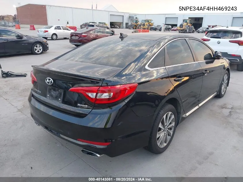 5NPE34AF4HH469243 2017 Hyundai Sonata Sport