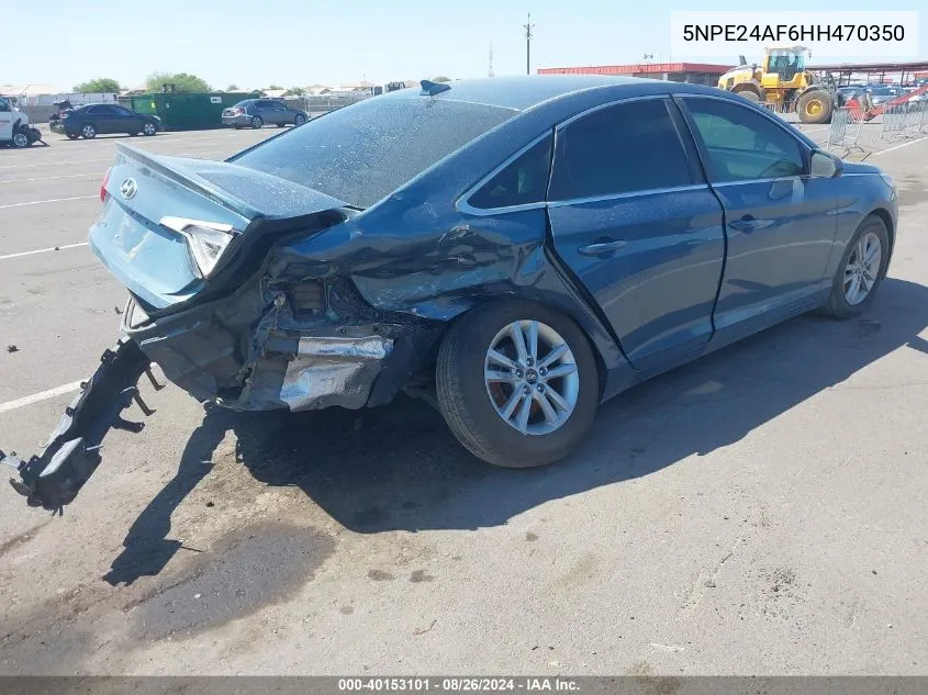 5NPE24AF6HH470350 2017 Hyundai Sonata Se