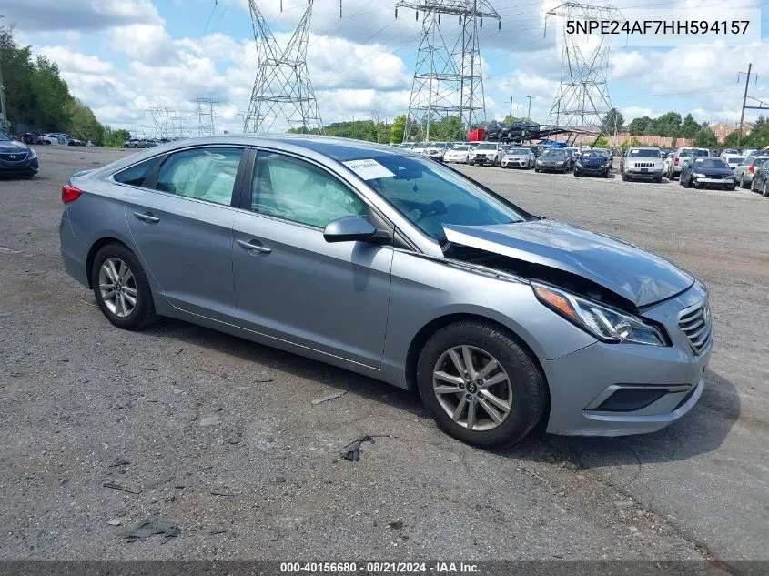 2017 Hyundai Sonata VIN: 5NPE24AF7HH594157 Lot: 40156680