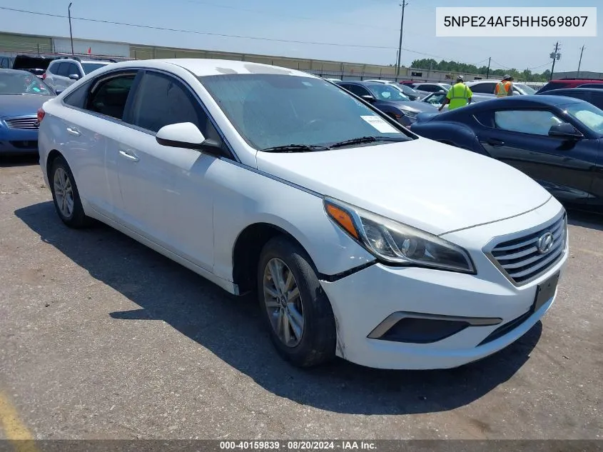 5NPE24AF5HH569807 2017 Hyundai Sonata