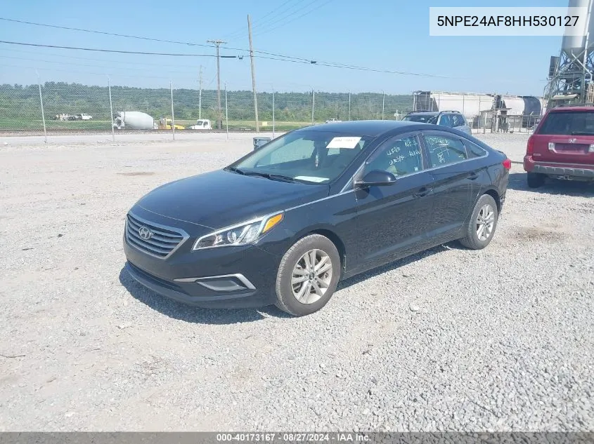 2017 Hyundai Sonata Se VIN: 5NPE24AF8HH530127 Lot: 40173167